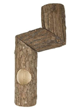 PANAMA PET Drewniany tunel zabawka dla chomika myszy 27 cm