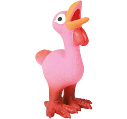 TRIXIE Kurczak z lateksu zabawka piszcząca gryzak dla psa z dźwiękiem 14 cm