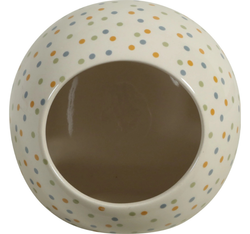ZOLUX Cosy Domek ceramiczny kula kryjówka chomika myszy gryzoni 10x10 cm