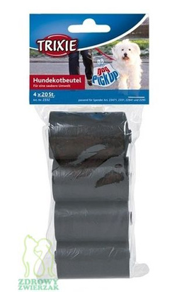 TRIXIE Woreczki worki na odchody kupy psa kota 80 szt. rozmiar M