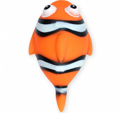 PET NOVA Rybka NEMO winylowa zabawka dla psa z dźwiękiem piszcząca 13,5 cm