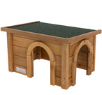 KERBL drewniany domek lakierowany dla królika kawii świnki szynszyli 45 cm