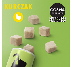 COSMA Snackies Kurczak liofilizowany 100% mięsa przysmak kota z kurczakiem