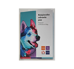 Okładka na książeczkę zdrowia psa kota królika książeczki A6 przezroczysta