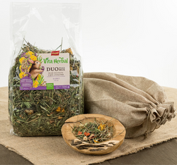 VITAPOL Vita Herbal Duo MIX ŁĄKA ZIOŁOWA zioła przysmak królika gryzoni 500