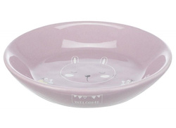 TRIXIE Junior Miska ceramiczna na karmę wodę kota persa niska płytka 0,2 L