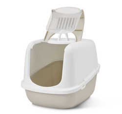 SAVIC JUMBO Kuweta toaleta kota duża kryta z filtrem maine coona beż 58,5