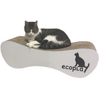 ECOPLAY Drapak XXL fala duży tekturowy kartonowy legowisko kota tektury 71