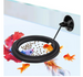 AQUA NOVA Karmnik dla ryb do akwarium plastikowy pływający okrągły 8cm