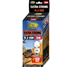 REPTILE NOVA Żarówka 13W UVB 15.0 EXTRASTRONG do terrarium pustynnego E27