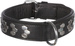 TRIXIE Active Obroża psa skórzana ze skóry z ćwiekami czarna 38–45cm/4cm M