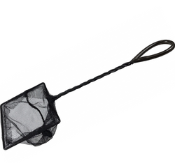 AQUA NOVA Podbierak siatka akwarystyczna do ryb akwarium czarna 7,5 x 32cm