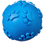 BARRY KING piłka kauczukowa zabawka psa szczeniaka szczeniąt niebieska 6 cm