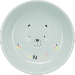 TRIXIE Junior Miska ceramiczna na karmę wodę kota persa niska płytka 0,2 L