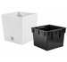 PROSPERPLAST Doniczka rattanowa biała + wkład mrozoodporna 26,2 x 26,6 cm