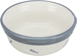 TRIXIE Miski ceramiczne na stojaku dla kota miska na wodę karmę 2x0,25L