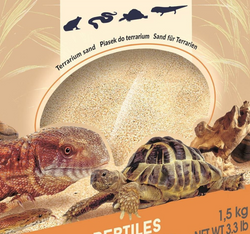 TERRA NATURA Piasek naturalne podłoże do terrarium płazów gadów 1,5 kg