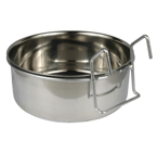 PANAMA PET Miska metalowa nierdzewna zawieszana gryzoni ptaków papugi 0,28L