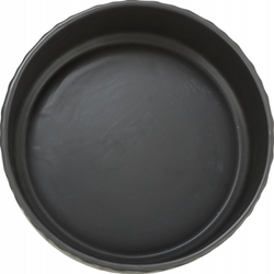 TRIXIE Miska ceramiczna dla psa na karmę wodę ciężka czarna 1,6 L 1600 ml