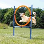 TRIXIE Obręcz koło tor przeszkód do skoków zabawka psa szkolenie agility