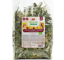 VITAPOL Vita Herbal MIX NA SIERŚĆ SKÓRĘ zioła przysmak królika gryzoni 300g