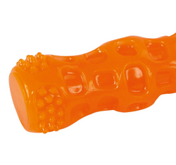 KERBL gryzak patyk TPR mocna gumowa zabawka psa kość piszcząca kij 18 cm