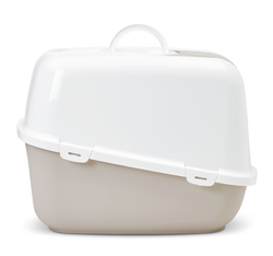 SAVIC JUMBO Kuweta toaleta kota duża kryta z filtrem maine coona beż 58,5