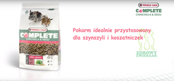Versele Complete karma pokarm jedzenie dla szynszyli koszatniczki 1,75kg