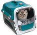 CATIT CABRIO transporter psa kota otwierany z góry do 11kg 51cm turkusowy