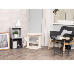 TRIXIE Drapak piętrowy legowisko kota do drapania zabawka beżowy 50x41x41cm