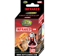 REPTILE NOVA INFRARED Żarówka grzewcza 50W poczerwień UVA do terrarium E27