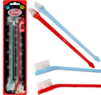 PET NOVA 2x szczotka podwójna szczoteczka do mycia zębów psa kota 2 szt.