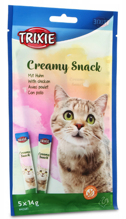 TRIXIE Creamy Snack krem sos pasta kremik przysmak kota kurczak tauryna 5