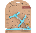 AMIPLAY Guard SAMBA Szelki regulowane + smycz kota psa królika turkusowe S