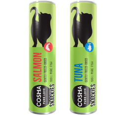  COSMA Original Snackies liofilizowany przysmak kota ryba tuba 2 smaki 30g