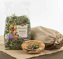 VITAPOL Vita Herbal Duo MIX ŁĄKA OWOCOWA zioła przysmak królika gryzoni 400