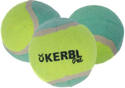 KERBL Piłka tenisowa 3 szt. zabawka psa bez gazu włókna szklanego śr. 6,5cm