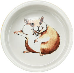 TRIXIE Miska ceramiczna dla chomika myszy na karmę przysmaki 90 ml