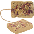 TRIXIE Kamień z gliny kostka gliniana z kwiatami gryzak dla królika gryzoni