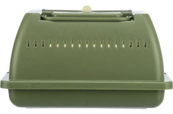 TRIXIE Transporter plastikowy z żerdzią dla ptaków papug papugi 24 cm