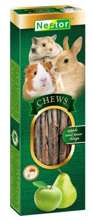 NESTOR Gałązki jabłoni i gruszy gryzak przysmak królika kawii gryzoni 80g