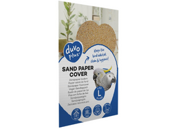 DUVO+ Papier ścierny piaskowy ściera pazury dziób ptaków papugi 5 szt 43x28