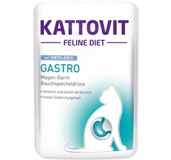 KATTOVIT GASTRO mokra karma kota dieta układ pokarmowy saszetka KACZKA RYŻ