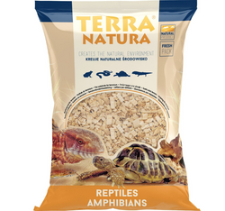 TERRA NATURA Podłoże bukowe M do terrarium ściółka gadów płazów żółwia 4L