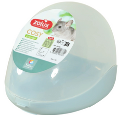 ZOLUX Basen wanna do kąpieli piasku kąpielówka szynszyli gryzoni niebieski