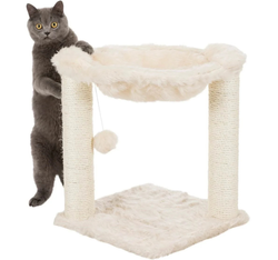 TRIXIE Drapak piętrowy legowisko kota do drapania zabawka beżowy 50x41x41cm