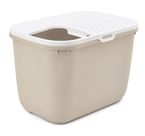 SAVIC Kuweta HOP IN duża toaleta kota wejście z góry beżowa kawowa 58,5 cm