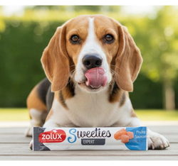ZOLUX SWEETIES kremowy przysmak psa ŁOSOŚ KURCZAK krem sos mus sosik pasta