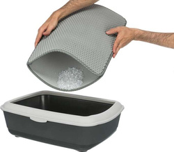 TRIXIE Mata pod kuwetę wycieraczka do kuwety kota pochłaniająca żwirek 45cm