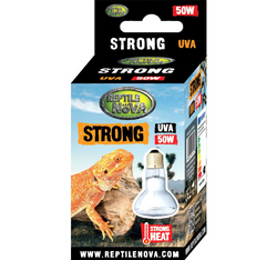 REPTILE NOVA Żarówka 50W UVA STRONG grzewcza punktowa do terrarium E27